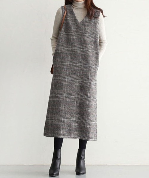 Burberry チェック柄 ジャンバースカート キーネックチェック柄ジャンパースカート – ABITOKYO （ アビ