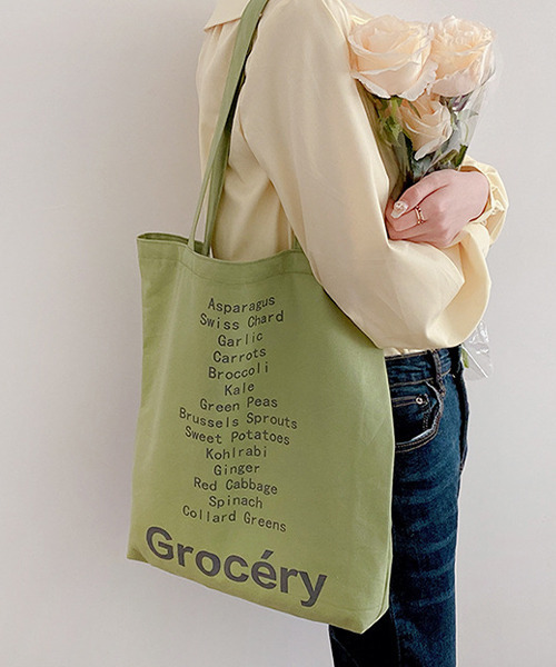 c.u.l トートバッグ groceryロゴ トートバッグ cula402 レディース 