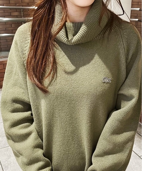 ワンピース ミドルゲージタートルネックニットドレス | LACOSTE | 22
