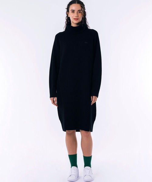 ワンピース ミドルゲージタートルネックニットドレス | LACOSTE | 26