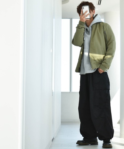 ma1 ma-1 ポリピーチ MA-1 メンズ レディース : ZOZOTOWN Yahoo!店