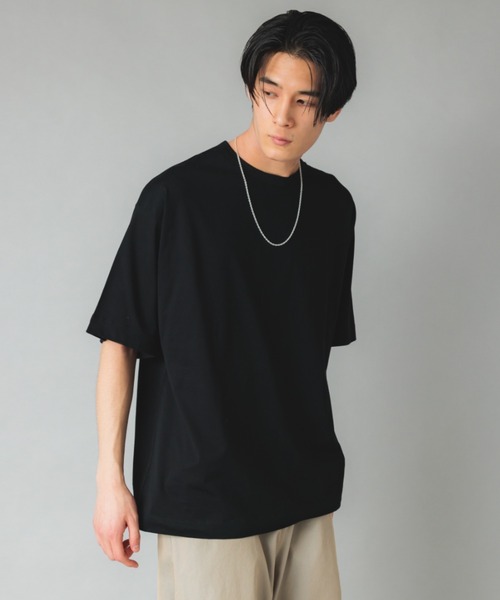 NewAnce tシャツ 「NewAnce」オーバーサイズシルケットTシャツ