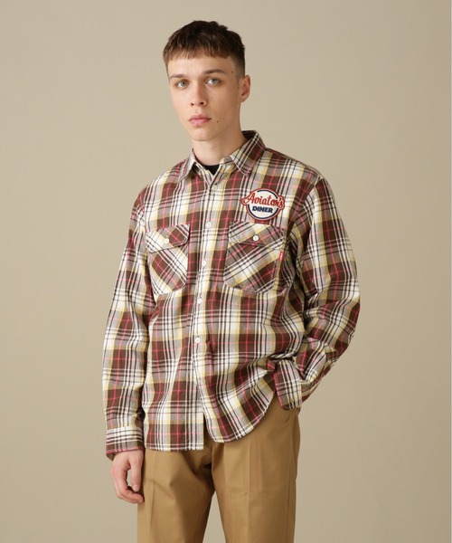 AVIREX シャツ CHECK WORK SHIRT ”AVITORS DINER” / チェック