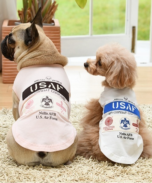 AVIREX 犬服 4枚セット 新品未使用 AVIREX（アヴィレックス） 犬 服 AVIREX/USAFサンダーバーズTEE