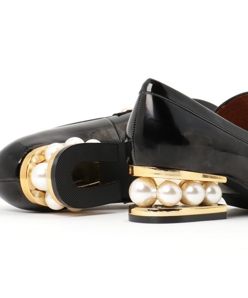 バレエシューズ ラウンドトゥ パンプス 本革 レザー Recipe レシピ