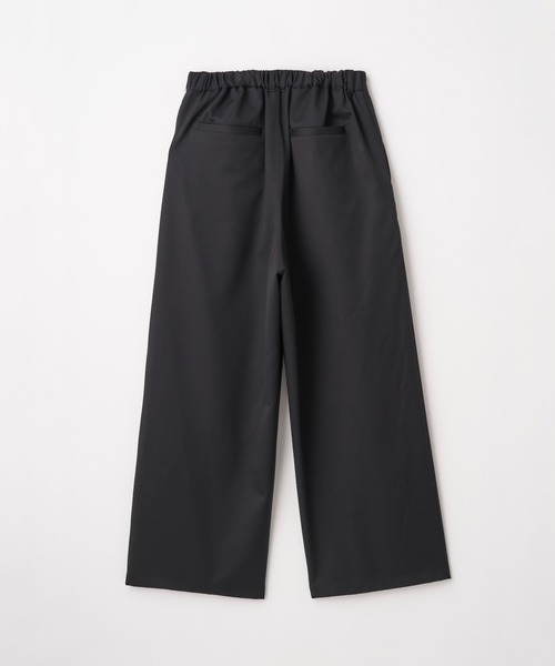 パンツ JUHA 24AW 2TUCK WIDE EASY PANTS. 2TUCK WIDE EASY PANTS -BROWN- | IN ONLINE STORE