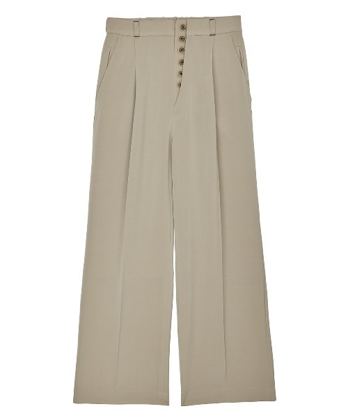 パンツ AMERI VINTAGEWARM MOISTEANE PLEATS PANTS Ameri パンツ HIDE THE BUTTON PANTS レディース : ZOZOTOWN