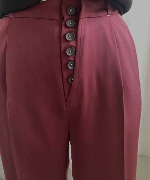 Ameri パンツ HIDE THE BUTTON PANTS レディース : ZOZOTOWN