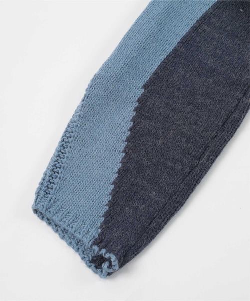 ニット セーター バイカラークロップドニット レディース miette ニット セーター バイカラークロップドニット レディース