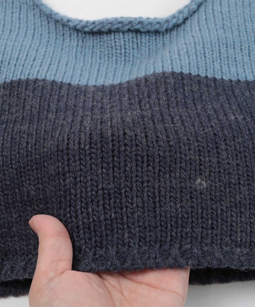 miette ニット セーター バイカラークロップドニット レディース
