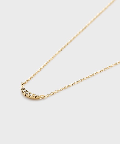 NOJESS ネックレス K18ダイヤモンドネックレス レディース