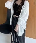 カーディガン uvカット 「洗濯機で洗える/吸...の詳細画像2
