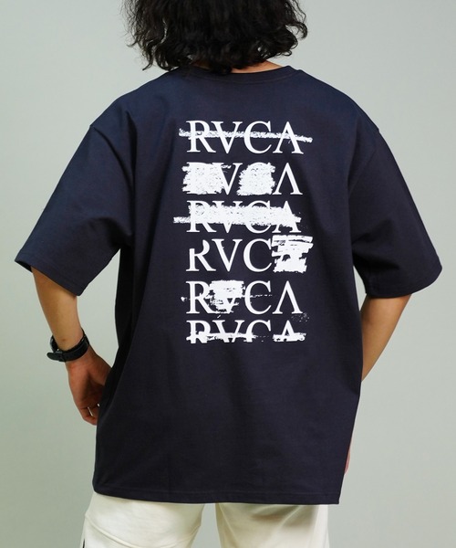 RVCA バックプリント オーバーサイズ Tシャツ RVCA(ルーカ)半袖Tシャツ バックプリント オーバーサイズ BF041