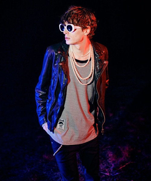 ジャケット・アウター ROUNDTREE&YORK Rambskin leather Jacket Roundtree-And-Yorke-7.webp