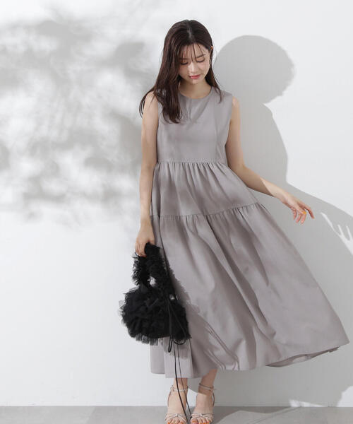 PROPORTION BODY DRESSING ワンピース ノースリティアード