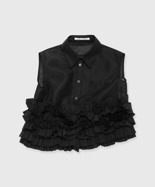 JOSE MOON ブラウス シャツ RANDOM FRILL BLOUSE/ランダムフリル