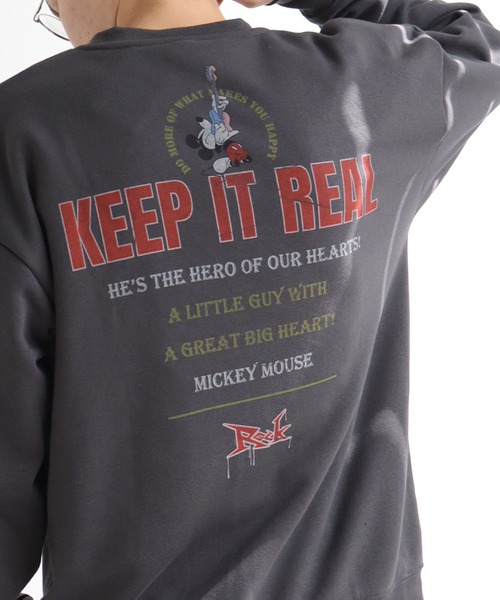 Disney（ディズニー） トレーナー スウェット アートワークデザイン 裏