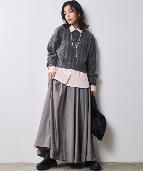 ブラウス シャツ 綿100％ネクタイ付シャツ 「大きいサイズ有」シックスタイル　 レディース CHIC STYLE ブラウス シャツ 綿100％ネクタイ付シャツ 「大きい