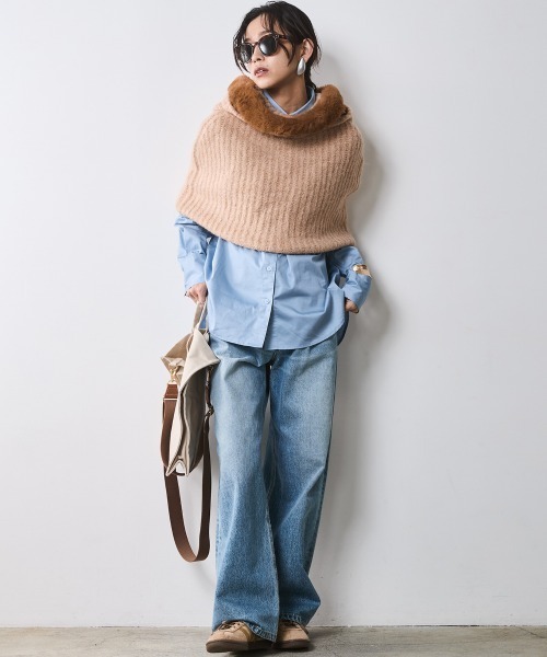 ブラウス シャツ 綿100％ネクタイ付シャツ 「大きいサイズ有」シックスタイル　 レディース CHIC STYLE ブラウス シャツ 綿100％ネクタイ付シャツ 「大きい