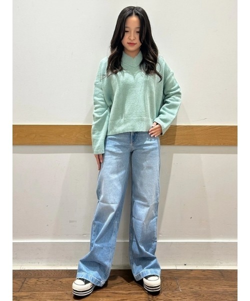G/FORE カシミヤタッチニットセーター　S GAP ニット セーター CashSoft カシミヤタッチ オーバーサイズ V