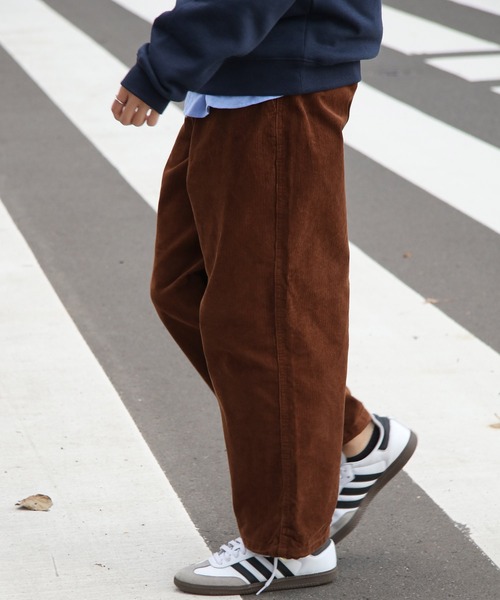 GERRY（ジェリー） ワイドパンツ パンツ コットン コーデュロイ ワイド