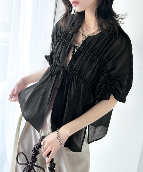 classicalelf ブラウス シャツ 高級感漂う夏の必需品！前後2WAY