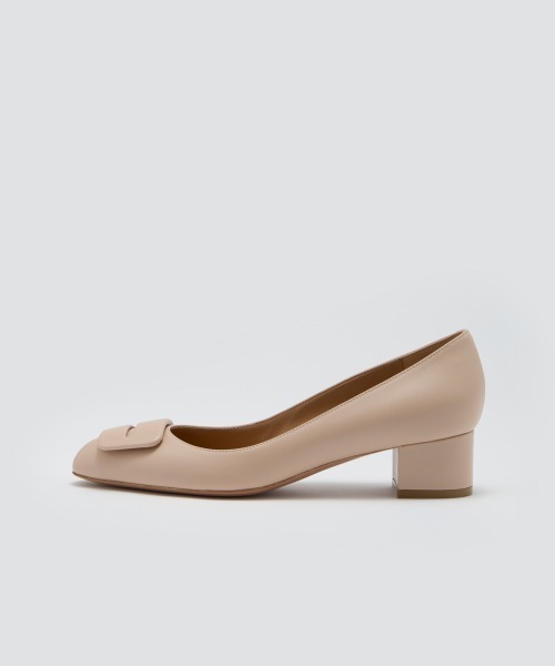 美品PELLICO ペリーコ アネッリ パンプス　ローヒール 36.5 ベージュ PELLICO(ペリーコ) サイズ:36.5