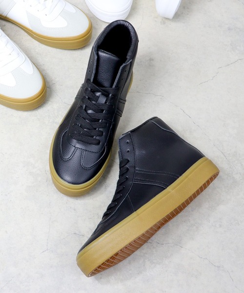 AAA+（サンエープラス） スニーカー クラシックハイカットスニーカー