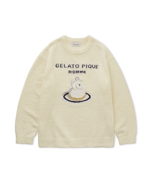 【新品未使用】ジェラートピケ　アグリーベア　プルオーバー gelato pique（ジェラートピケ）【CAT&DOG】【販路限定商品