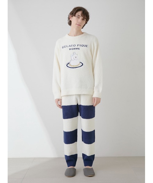 gelato pique パジャマ 「HOMME」ベアケーキプルオーバー メンズ