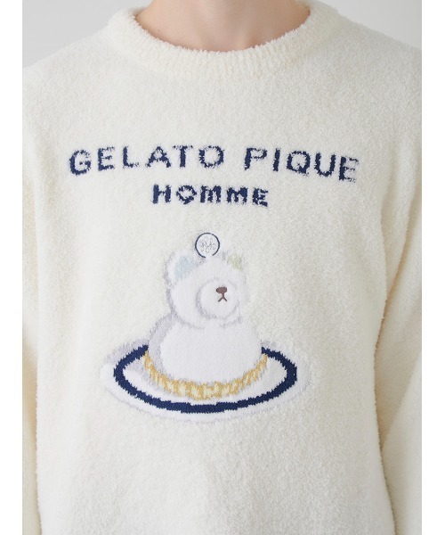 gelato pique パジャマ 「HOMME」ベアケーキプルオーバー メンズ