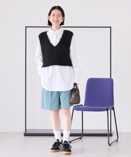 ブラウス シャツ UVカットリサイクルコットンオックスシャツ レディース | AMERICAN HOLIC | 12