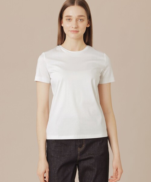 tシャツ 「The Essential Collection」コットンスムース半袖Tシャツ レディース