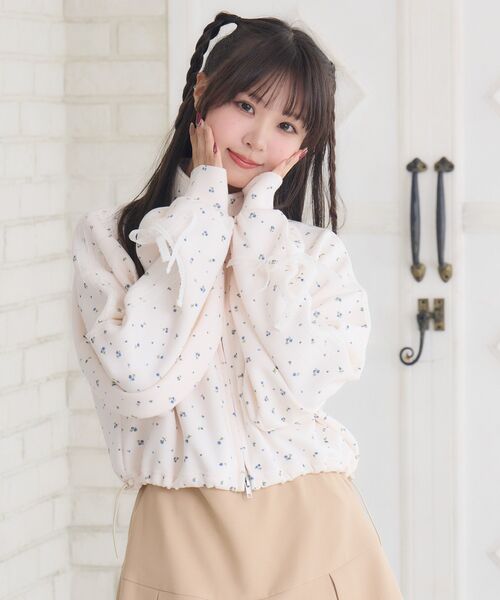iruse  c0mi  リボン　トラックジャケット 最終価格！！【c0mi products】【iruse】リボントラック