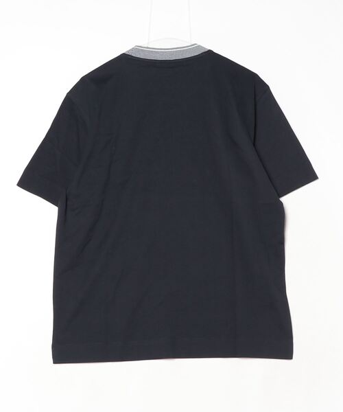 【国内即発】EMPORIO ARMANI 軽量ジャージー ロゴ＆リブ Tシャツ 国内即発】EMPORIO ARMANI 軽量ジャージー ロゴ＆リブ Tシャツ