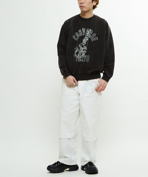 トレーナー/スウェット juemi Tie Dyed Pigment Sweat Juemi×Abyssea】Loose Neck Pigment Dyed Sweat｜Abyssea 公式通販サイト