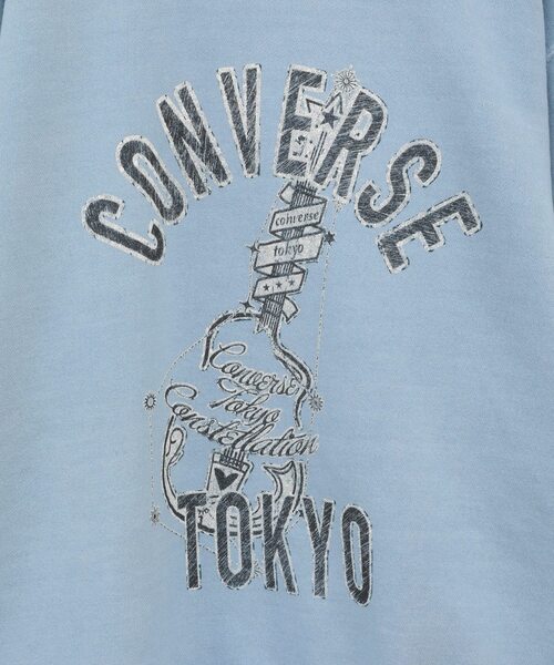 CONVERSE TOKYO スウェット CONVERSE TOKYO トレーナー スウェット BACK FLOWER PRINT SWEAT