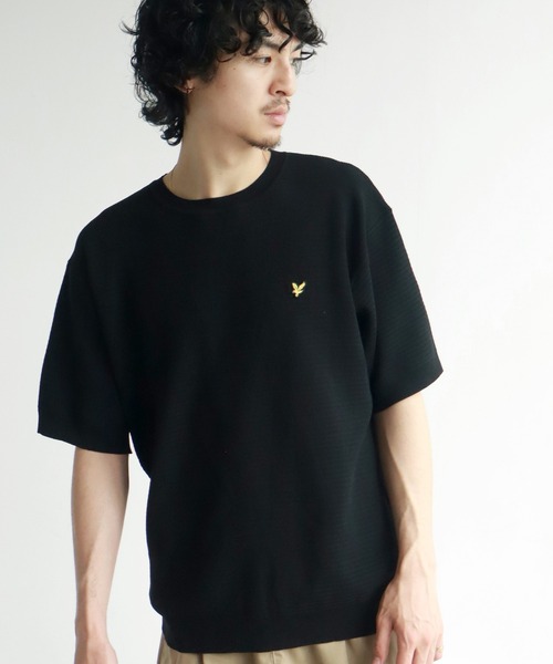 ★新品、未使用 ★LYLE & SCOTT ホワイトシャツ Lサイズ　半袖 LYLE&SCOTT ポロシャツ 「LYLE＆SCOTT/ライルアンドスコット