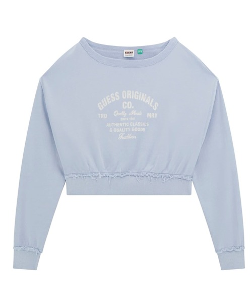 GUESS トレーナー スウェット Originals Boat Neck Distressed