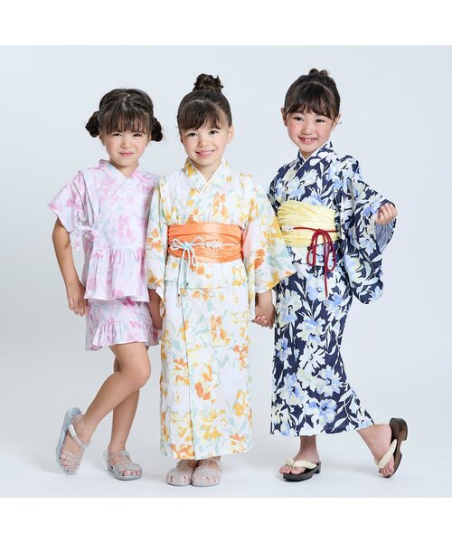 【キッパー様せ新作】140cm kids浴衣1715 新作】140cm kids浴衣1715
