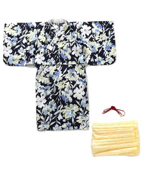 【専用】新品未使用　レディースジュニア浴衣（フィンレイソン）Sサイズ 楽天市場】浴衣 子供（サイズ（S/M/L）フリー）の通販
