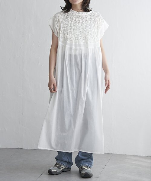 VENCE EXCHANGE ワンピース ボイル変形ピンタックワンピース