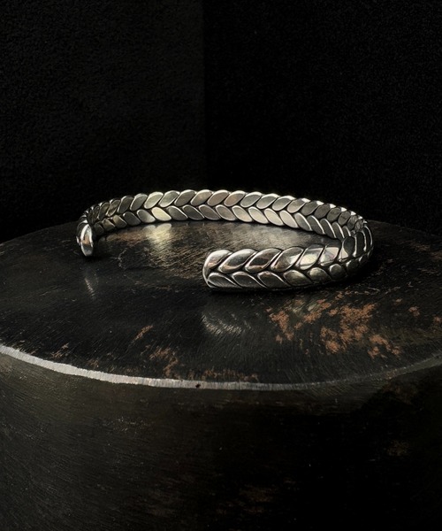 NAVAJO 925シルバーバングル &NORTH CAFEビーズ70psセット SILVER925 5mm NAVAJO PEARL BEADS BRACELET | ROSETTAPRAYER