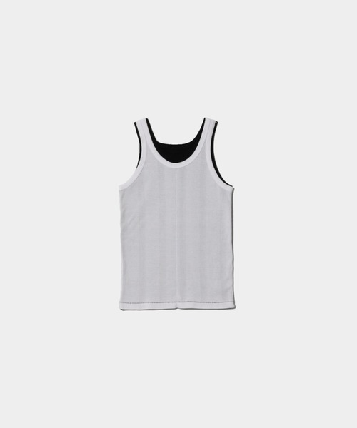 タンクトップ ノースリーブ 「O in T」PLANE TANK TOP レディース メンズ Robert P. Miller タンクトップ ノースリーブ flip tank-top