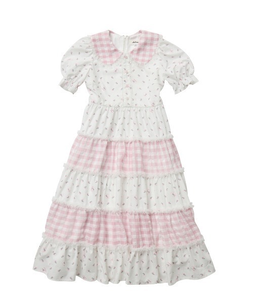 Lolime by mellfy memory ワンピース 半袖 glowly petite floral dress