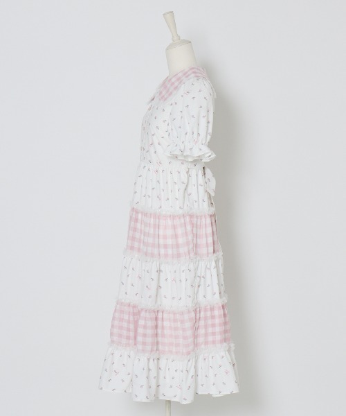 Lolime by mellfy memory ワンピース 半袖 glowly petite floral dress