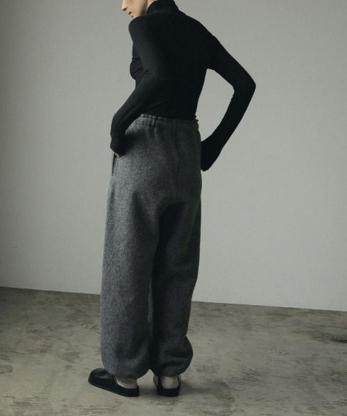 anuke（アンヌーク） イージーパンツ 36 チャコールグレー レディース