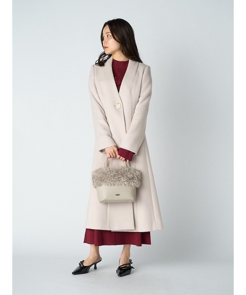 LILY BROWN（リリーブラウン） コート 1 ピンク レディース : ZOZOTOWN