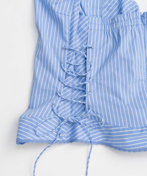 MAISON SPECIAL（メゾンスペシャル） ブラウス シャツ Side Lace Up