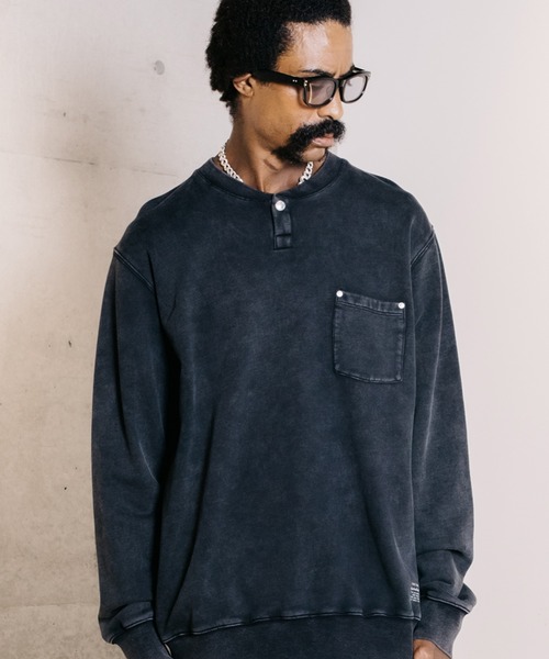 CRIMIE（クライミー） スウェットカットソー M ブラック メンズ